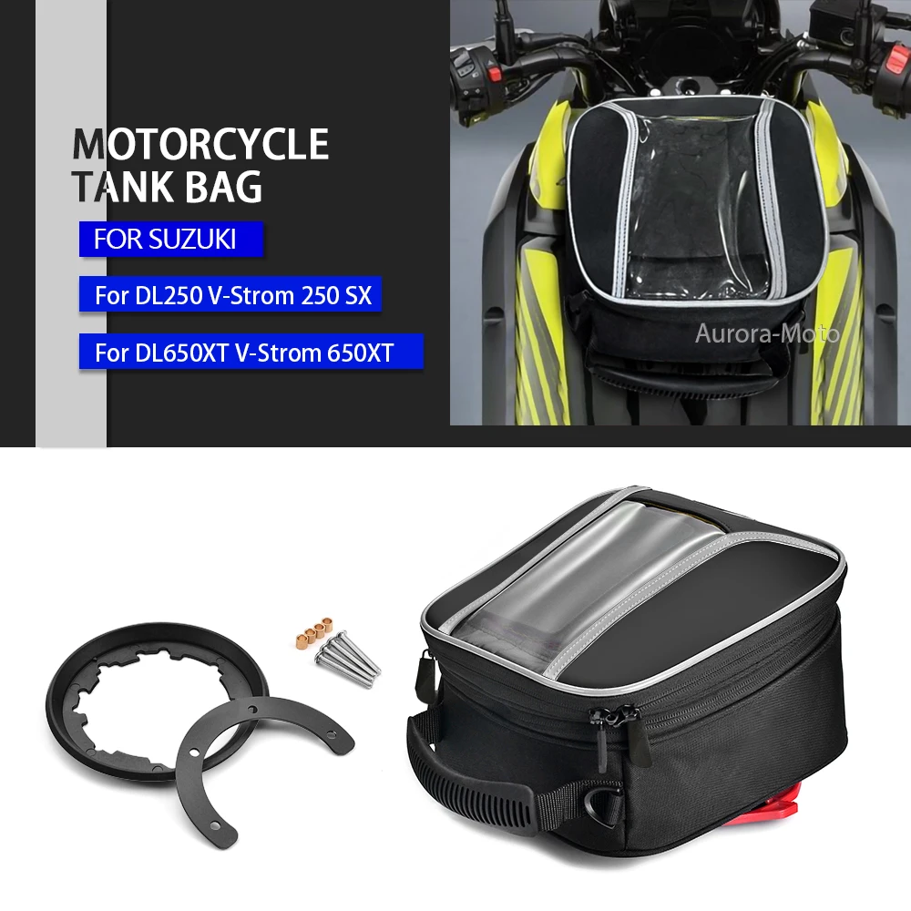 Tanklock Fuel Tank Bag For Suzuki DL250 V Strom 250 SX DL650 VStrom 650 DL650XT VStrom 650XT Tankbag Motorcycle Navigation