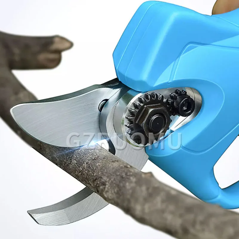 16.8V 2Ah Cordless Electric Pruning Shears Efficient Garden Pruner Battery Rechargeable Trimmer Bonsai Scissors Max Cutting 28MM