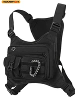 HOMEFISH Outdoor Chest Bag For Men and Women, Tactical Vest For Running, Cycling, EDC Chest Pack Rig For Sports and Workouts 6