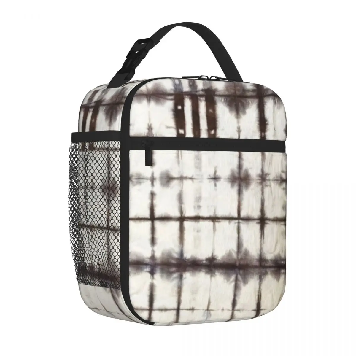 Hot Sale Shibori Coolness Preppy Food Cooler Bag Corporate Lunch Insulated Tote
