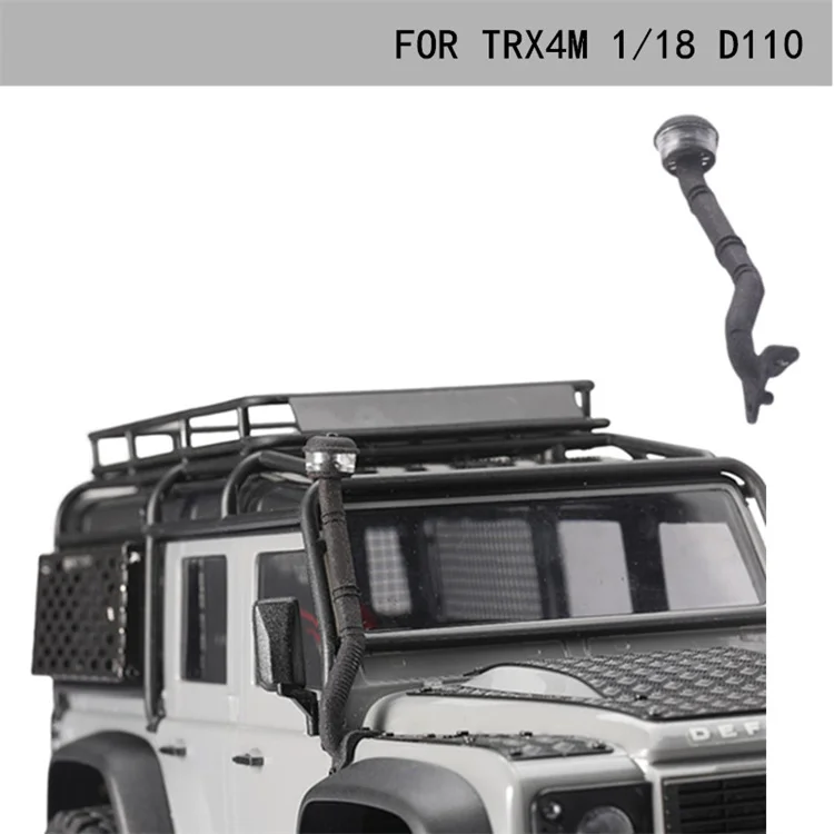 

TRX4-M Nylon Wading Throat High Air Inlet Dust Collection Sand Cover 1/18 RC Crawler Car Trax/as TRX4M Defender Upgrade Parts