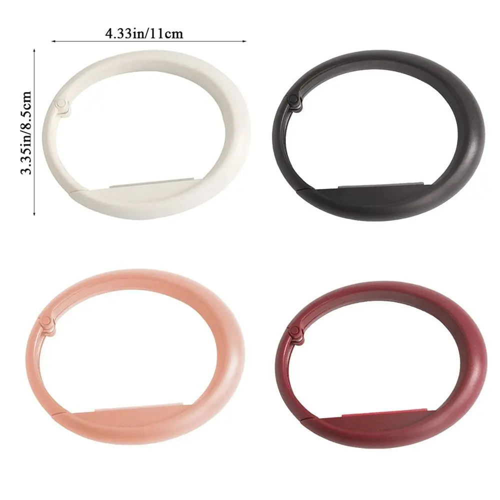 Fashion Plastic Portable Bag Hook Multi-functional Punch-free Handbag Hanger Seamless Foldable Table Edge Hook Home