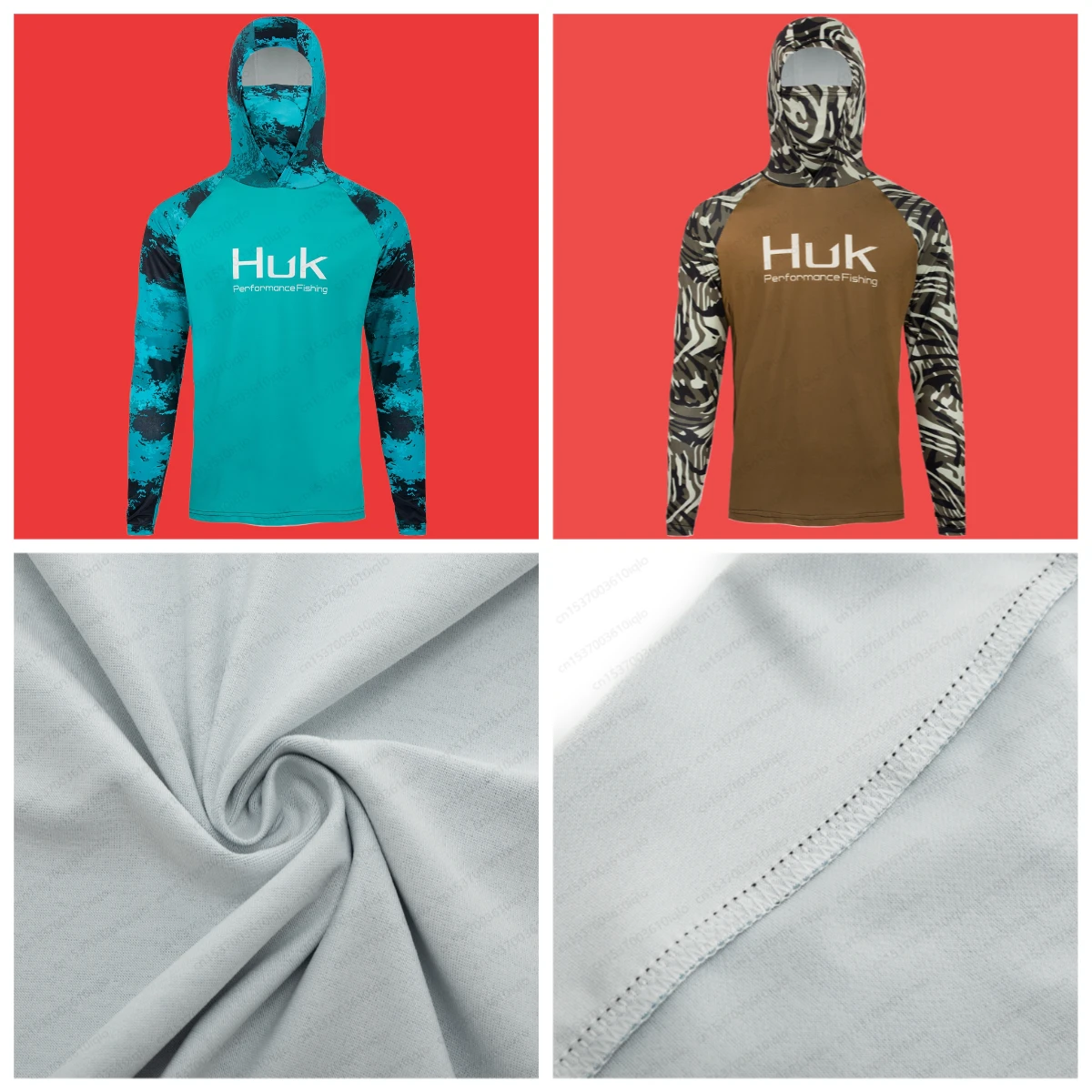Huk Fishing Shirts … - image