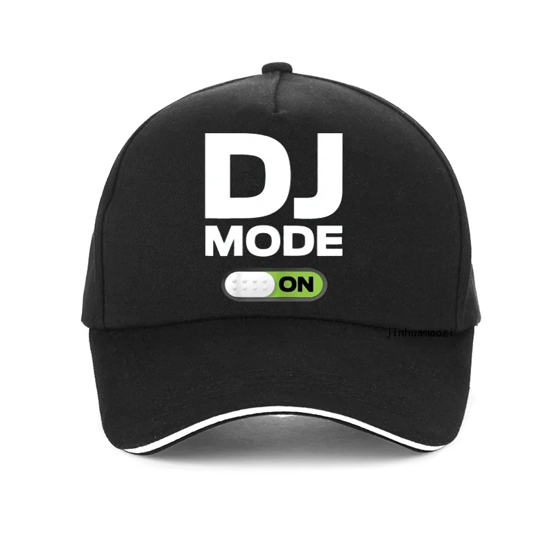 Funny DJ Mode ON Disc Music men hat Fashion Unisex Summer Style Women Men rock baseball cap Birthday Gifts hats Snapback gorra