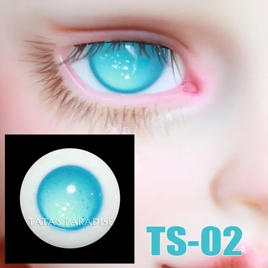 BJD eyes 14 16mm Eyeball Broken Star Series Glass Eye Box for 1/3 1/4 1/6 BJD SD DD MSD MDD YOSD Uncle Doll Accessories TS-02