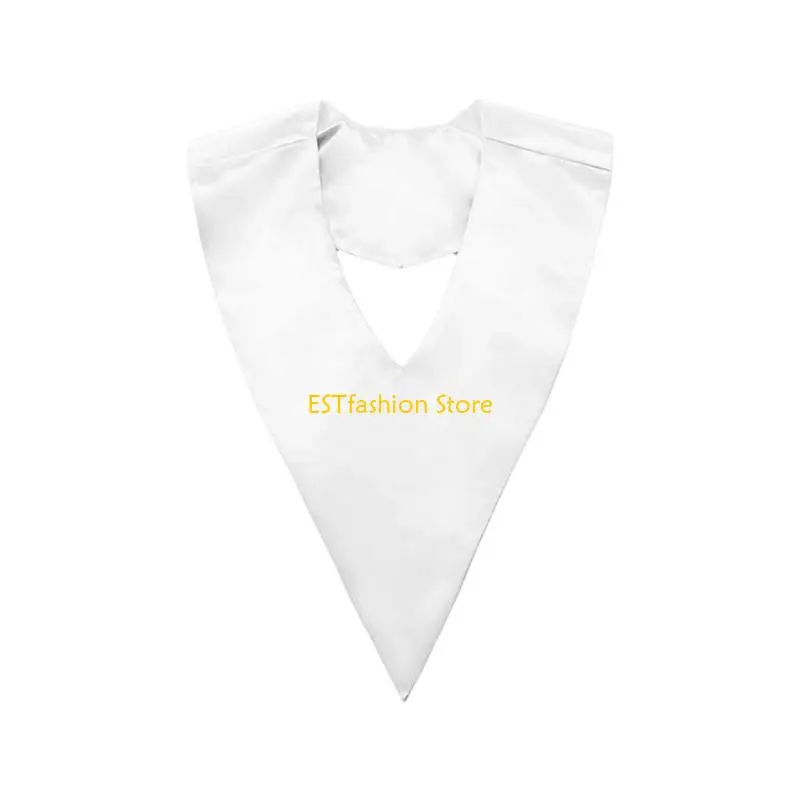 Y5GC Sophisticated V Neck Graduation Stole Professional Ceremonial Attire For Adults