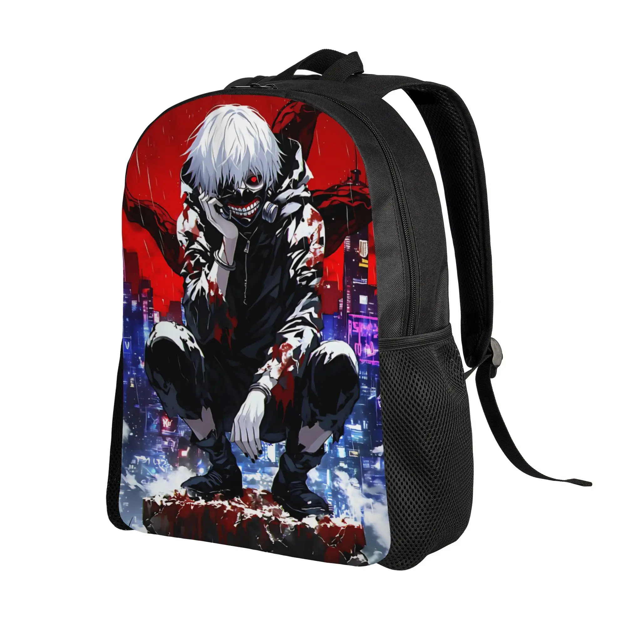 Fashion Halloween Tokyo Ghoul Kaneki Backpacks Its Bag  mochila Camping Large Capacity Rucksack