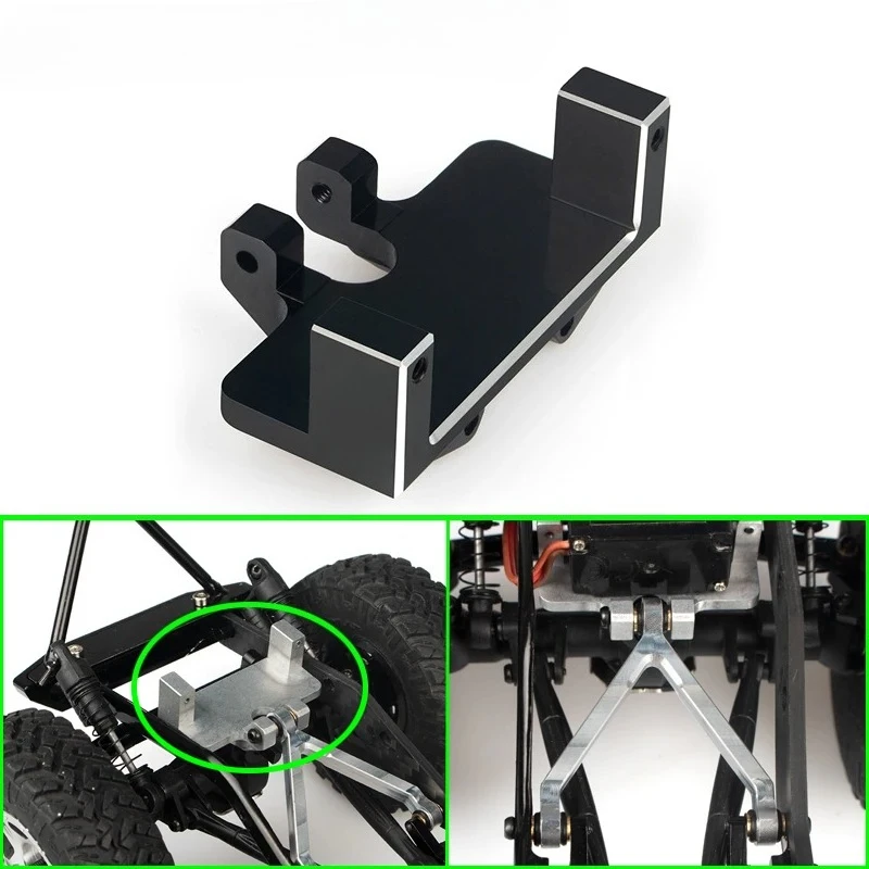 

Metal Front axle Steering gear rudder machine seat For 1/24 RC Model Car Axial SCX24 Upgrade parts Accessories