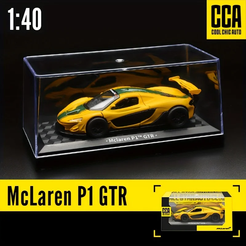 CCA1:40 McLaren P1 GTR model die-casting alloy car model collection ornaments holiday birthday gifts