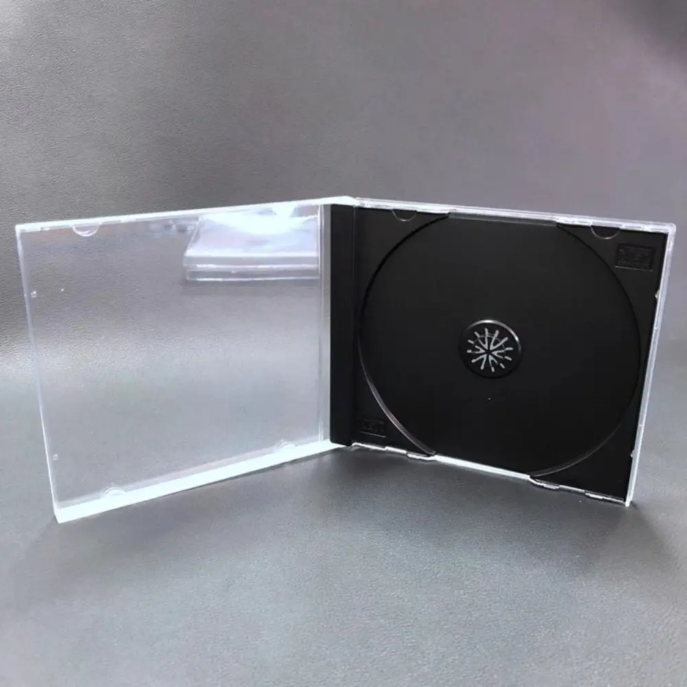

Household Translucency CD Protective Case Anti-scratch Standard Disc CD Box Dust Protection Clear Single Disc Storage DVD Case