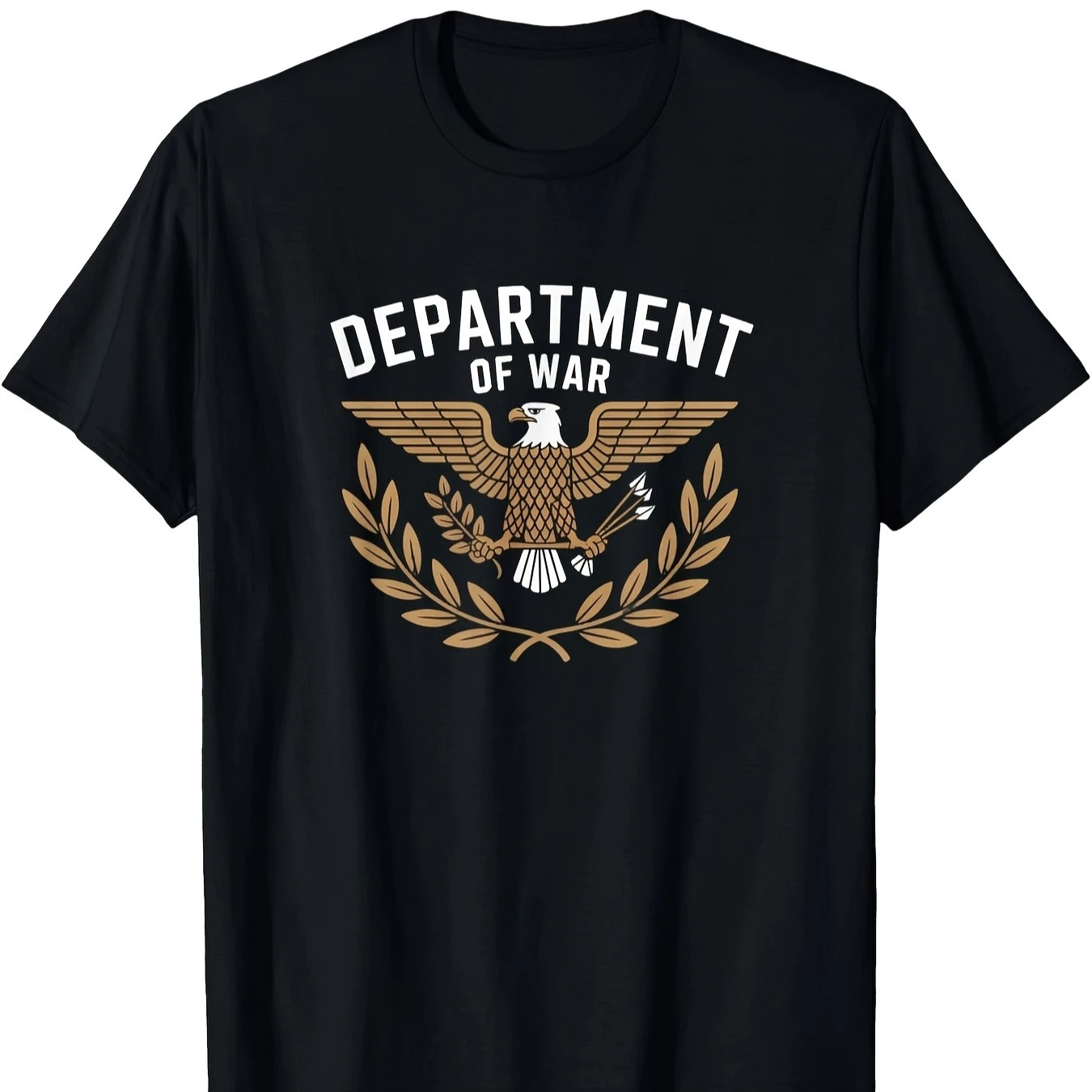 Department of War Vintage Military Graphic T-Shirt 100% Cotton O-Neck Short Sleeve Summer Casual Mens T-shirt Streetwear