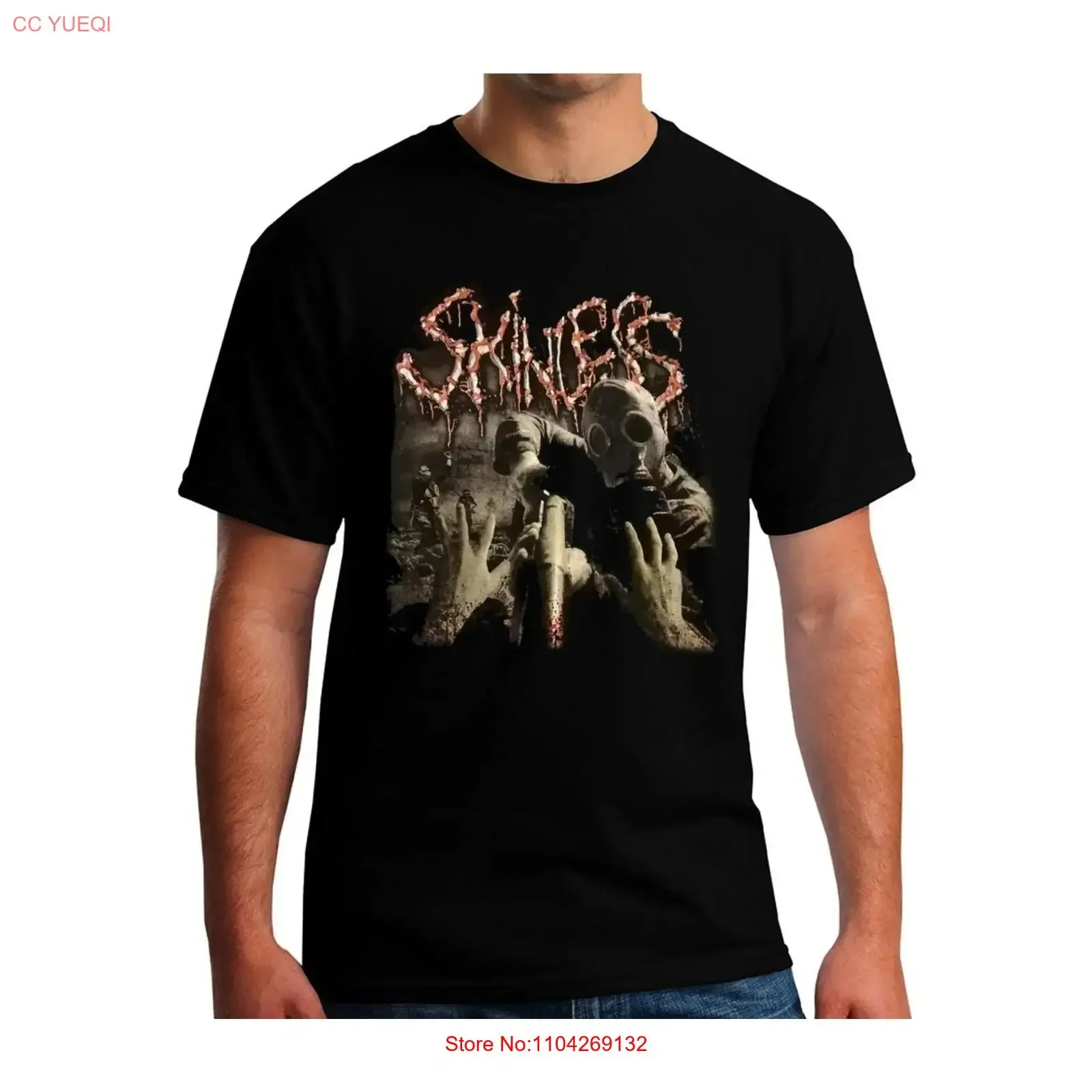 Skinless Band T Shirt Fan long or short sleeves vintage Washed Versatile homme designer clothes graphic streetwear fashion