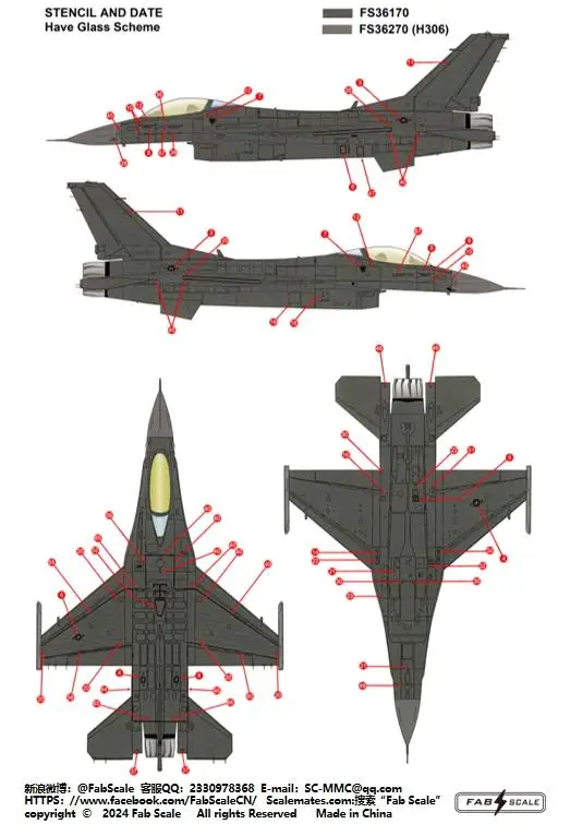 FAB FA48108D 1/48 F-16CM Block40 88-0468 8Th Operations Group Special Scheme Gunsan Air Base 2023