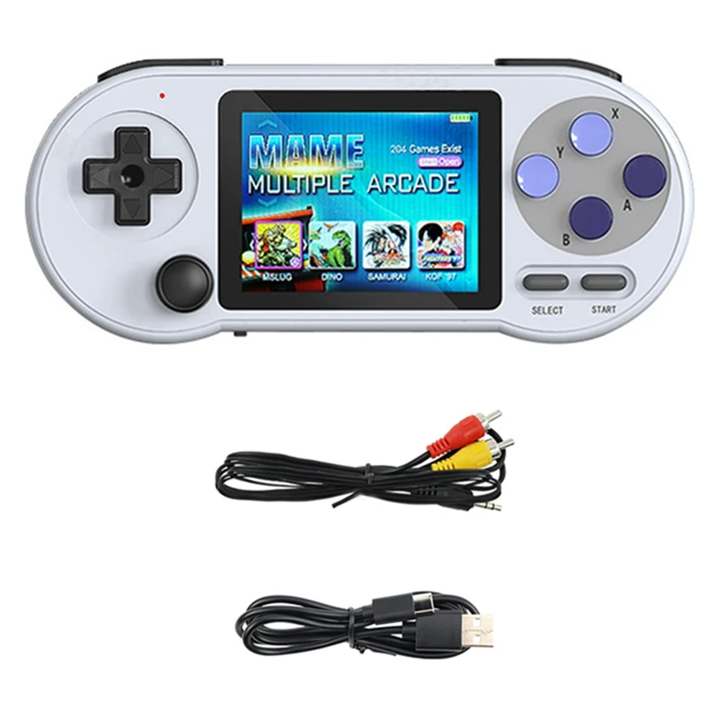 Lecteur de console de jeu SF2000, 6000 jeux intégrés, prise en charge des jeux rétro, sortie AV durable