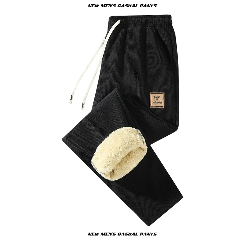 Velvet And Corduroy Pants For Women In Autumn And Winter Trendy And Fashionable Straight Leg Pants American Retro Warm Pants