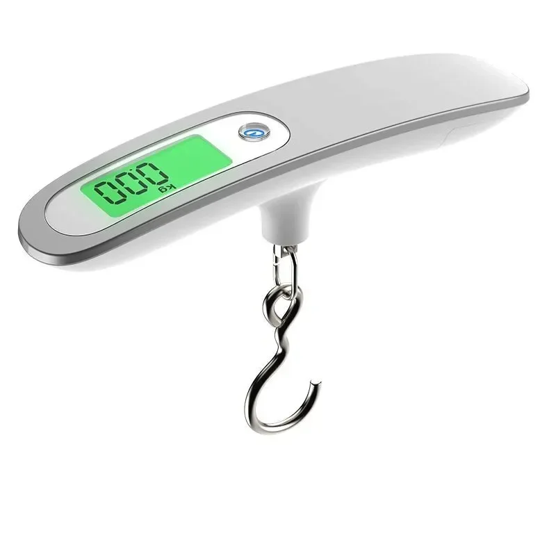 Bolsa Pendurado Steelyard Gancho Balança de Pesca cd Digital Balança de Bagagem 50kg Balança Eletrônica Portátil Equilíbrio de Peso Mala Viagem