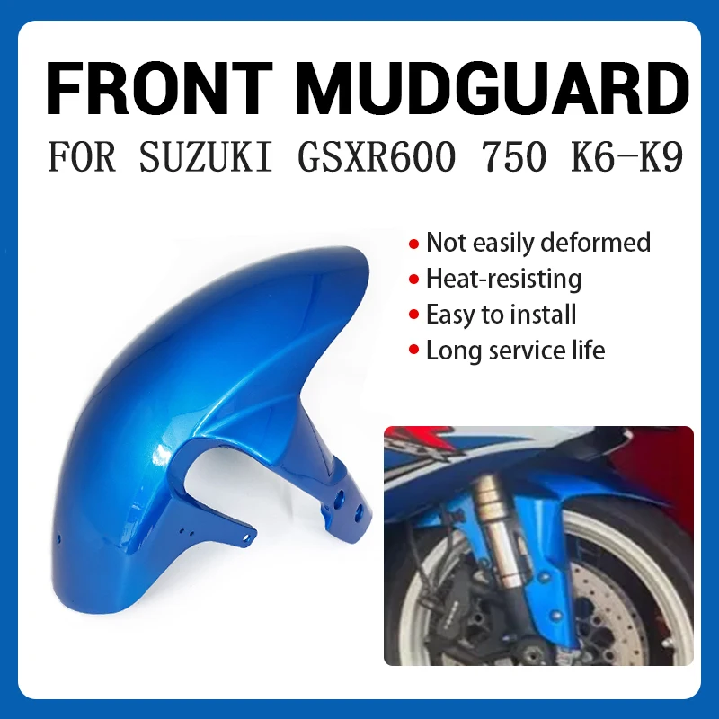 For Suzuki GSXR600 750 K6-K9  2006 - 2009 Motorcycle Front Fender Splash Guard Fairing Slip no Suzuki GSXR-750