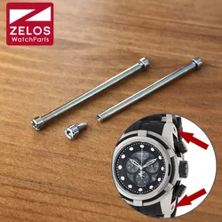 Strap Screw Tube for Invicta Reserve Bolt Zeus Chronograph Man Watch Rubber Band Ear Bar