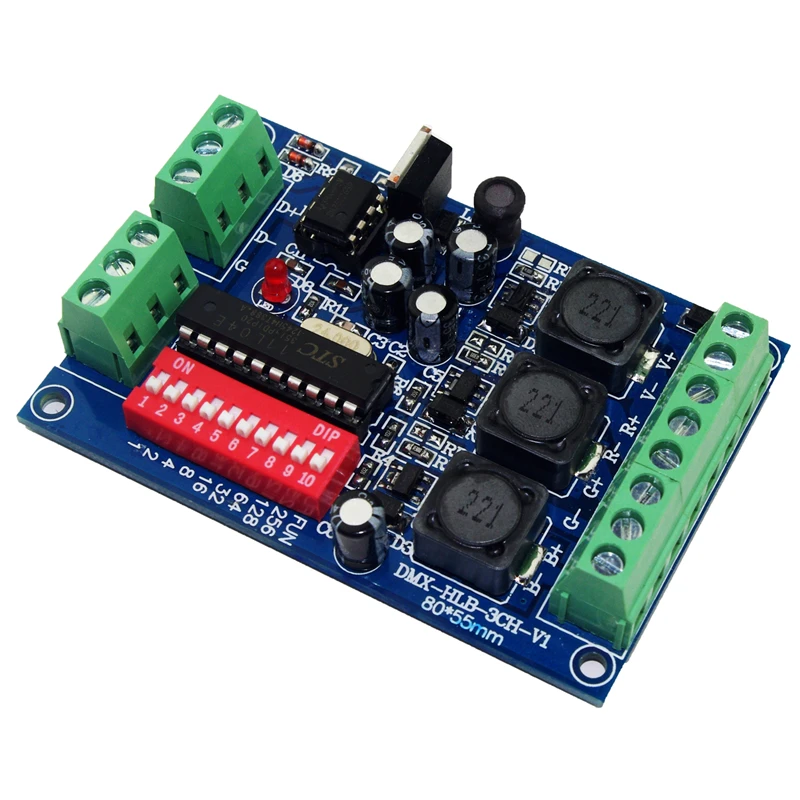 DMX Decoder DMX512 Controller 3CH 4CH For LED Strip Light Constant Current DMX-HLB-3CH/4CH-350MA or 700MA RGBW LED Lamp Modules