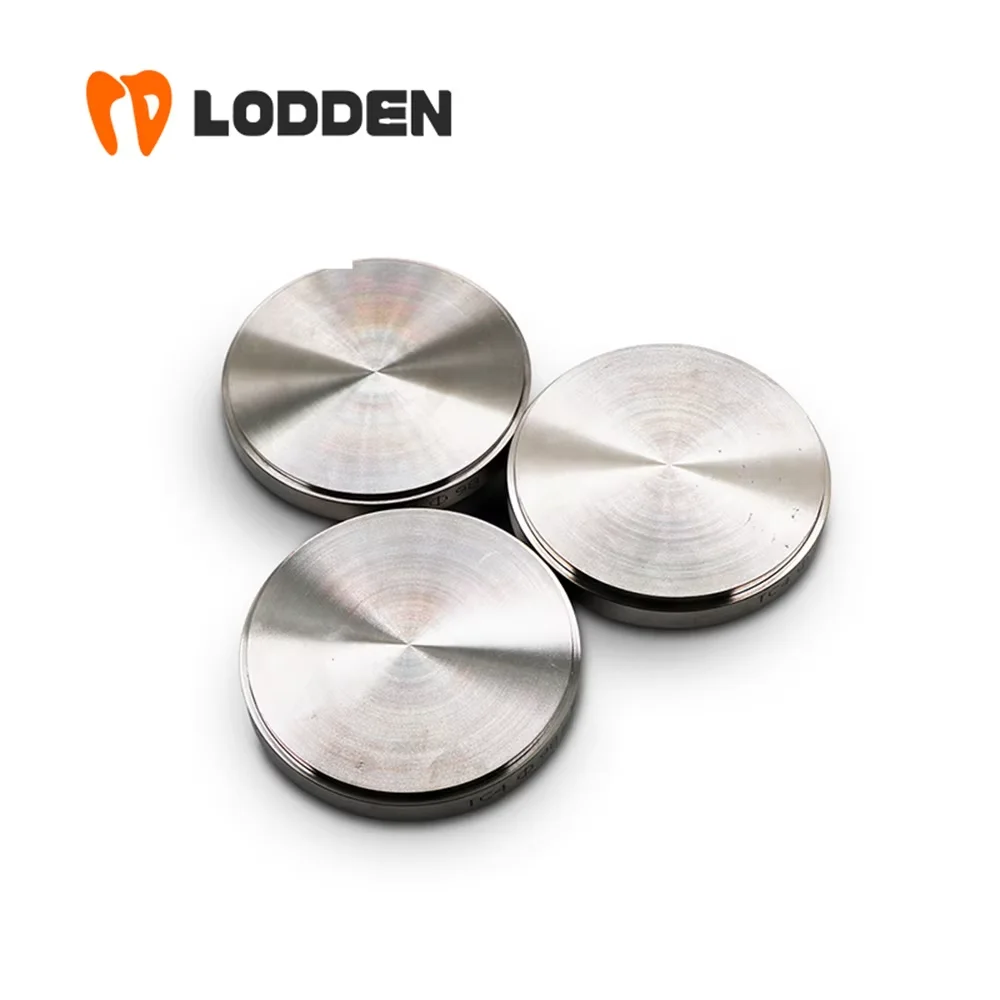 LODDEN 98mm GR2/GR5 Dental Titanium Disc For CAD CAM Titanium Block ...