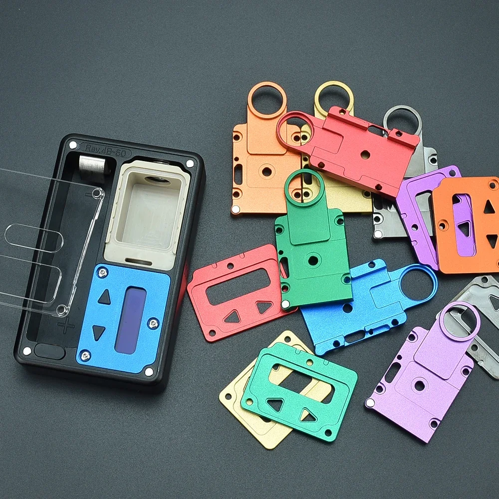 sxk BB 60W / 70W Box Mod Kit Screen Plate Button Plate Set Aluminum Alloy for SXK BB / Billet Vape Box Mod Kit