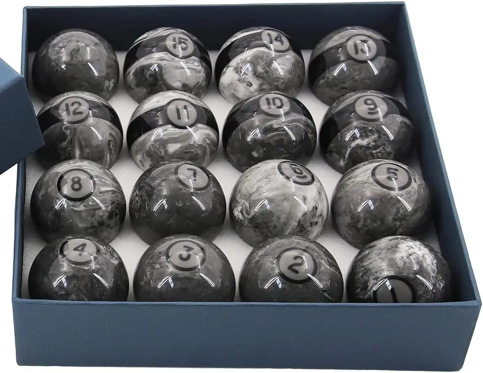 

Popular 2-1/4 Inch 16 Balls Billiard Ball Set Professional Pool Table Billiard Accessories