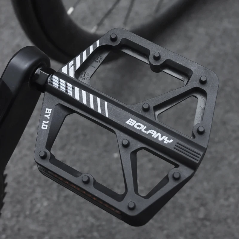 BOLANY Bicycle Nylon Pedal Mountain Bike Anti-slip Bike Pedals Seal Double Bearing Pedal MTB Bike Accessories