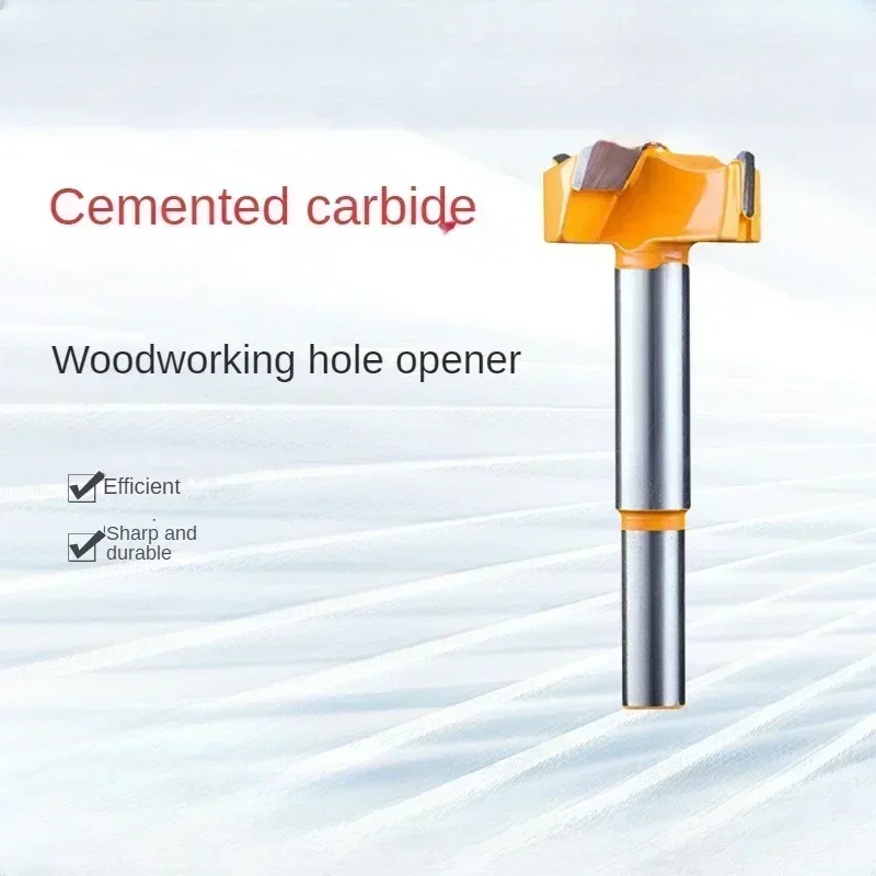 Superior Hard Alloy Woodworking Hole Saw, Extended Drill Bit and Multifunctional Plastic Hole Opener by Dongcheng