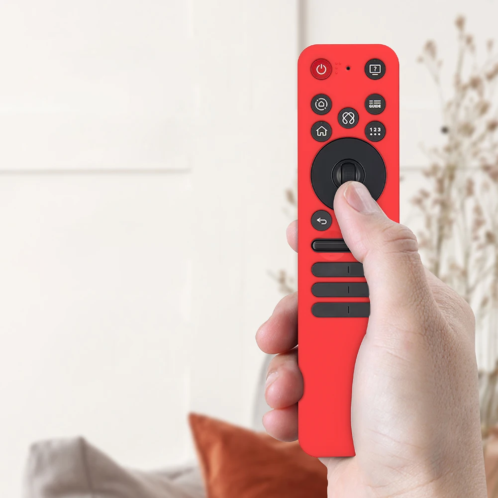 غطاء جهاز التحكم عن بعد للتلفزيون مضاد للانزلاق، خفيف الوزن ومقاوم للصدمات، متوافق مع تلفزيون LG OLED الذكي 2025