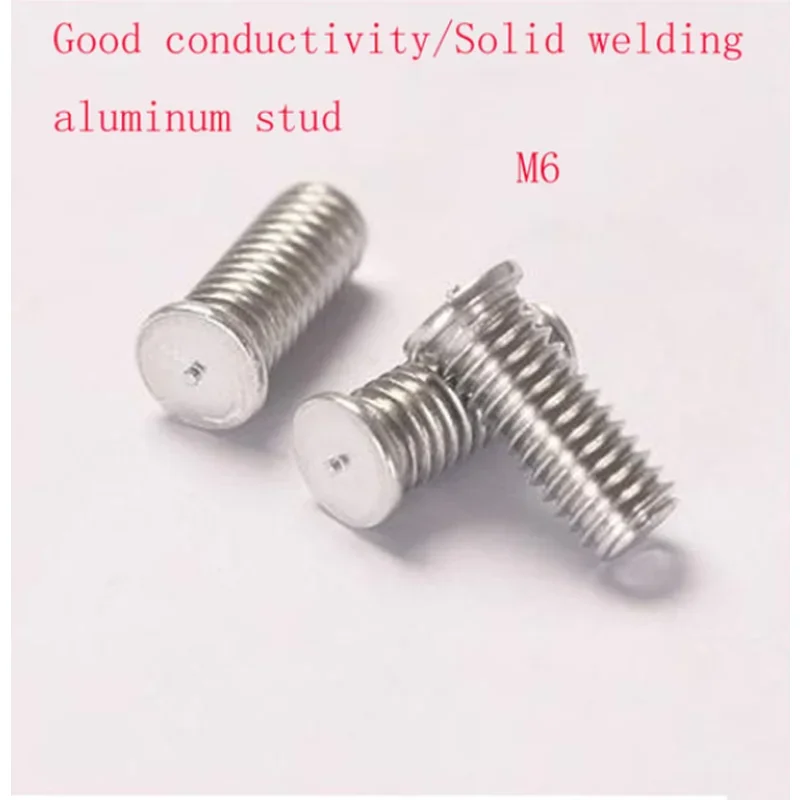 

100 шт./компл. алюминиевый ремонтный винт для точечной сварки M4 M5 M6, сварочный аппарат для хранения энергии, сварочная шпилька