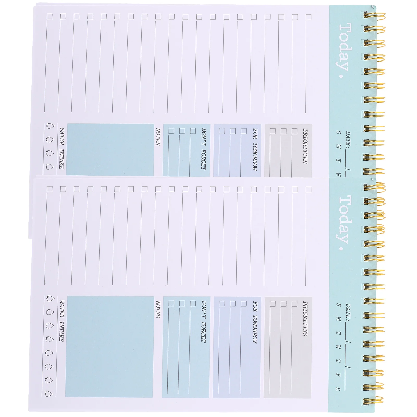 

2 Pcs Planner Weekly Planner Colorful English Notebook Daily Planning To Do List Notepad Tear Off Memo Pad Desk Notepad