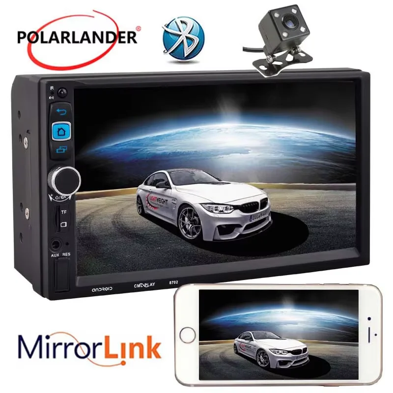 Reproductor MP5 para automóvil con navegación GPS Android todo en uno de 7" - Modelo 8702 XZCP-CZBFR480 para una experiencia mejorada en el automóvil