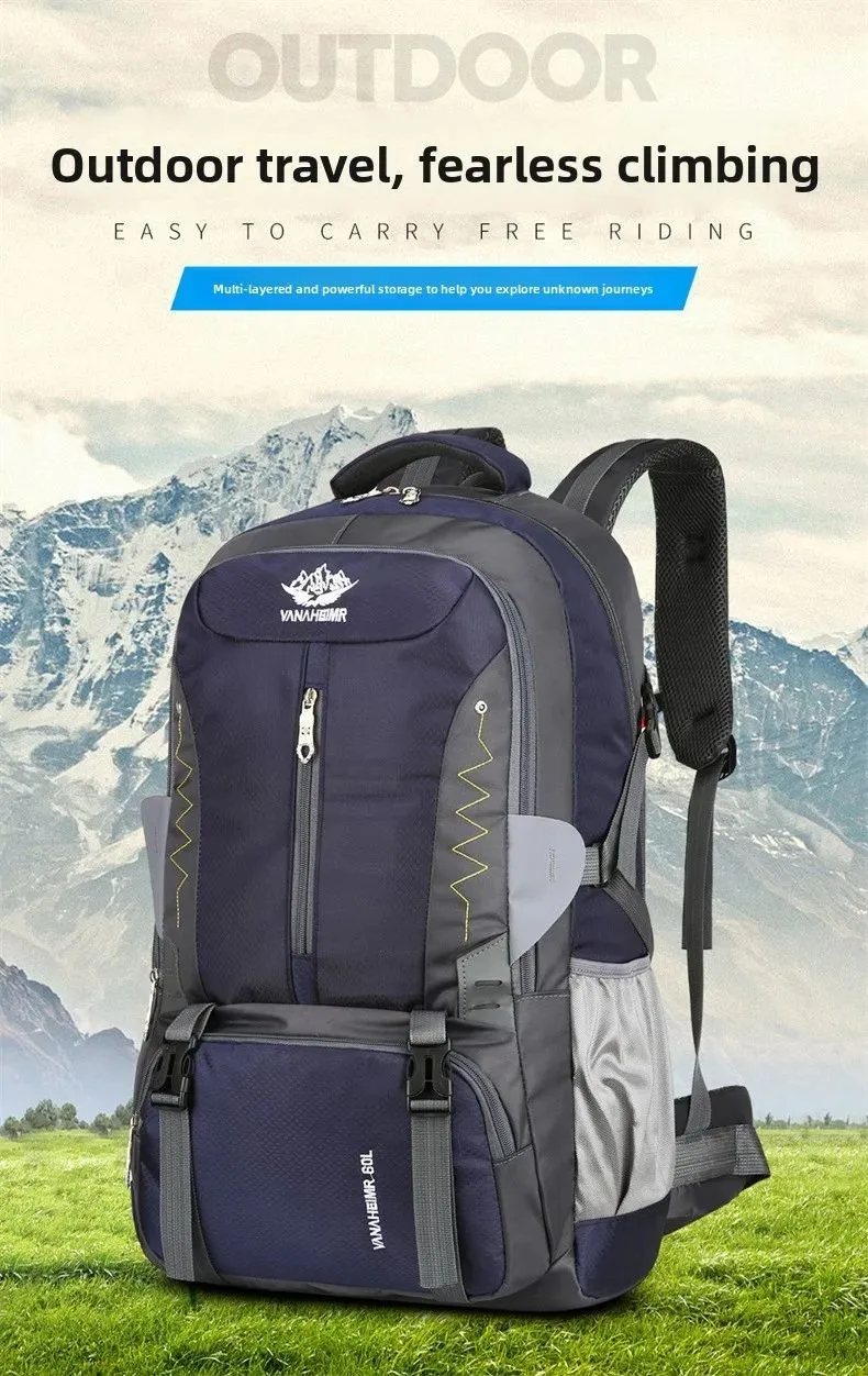 Mochila de Camping AZELA, mochila transpirable de nailon y poliéster para exteriores, mochila para hombre, envío gratis