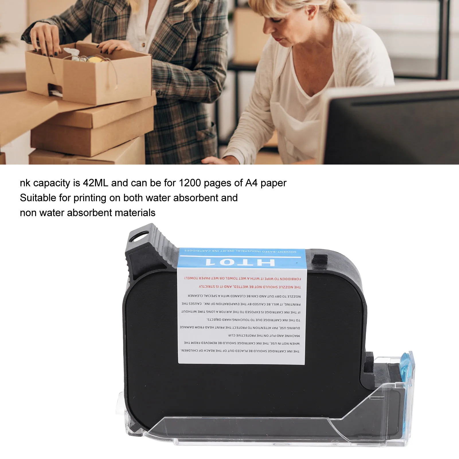 Handheld inkjetprinter 12,7 mm HD LED 4,3 inch touchscreen compacte codeermachine voor plastic flessen codeerpistool inktcartridge