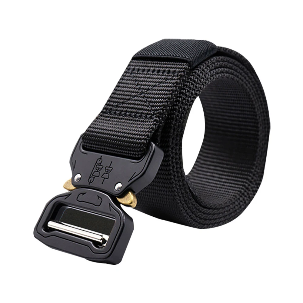 Cinturón táctico hombre multifunción nailon para caza y aire libre - imagen 3