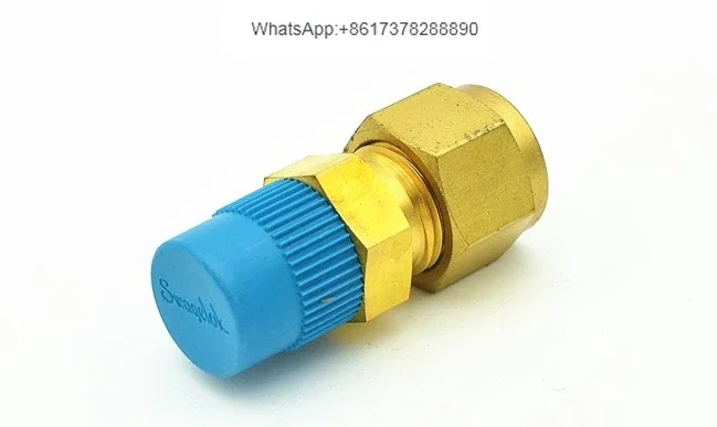 Conector de virola de latón 3/8, a B-600-1-4 macho 1/4 NPT