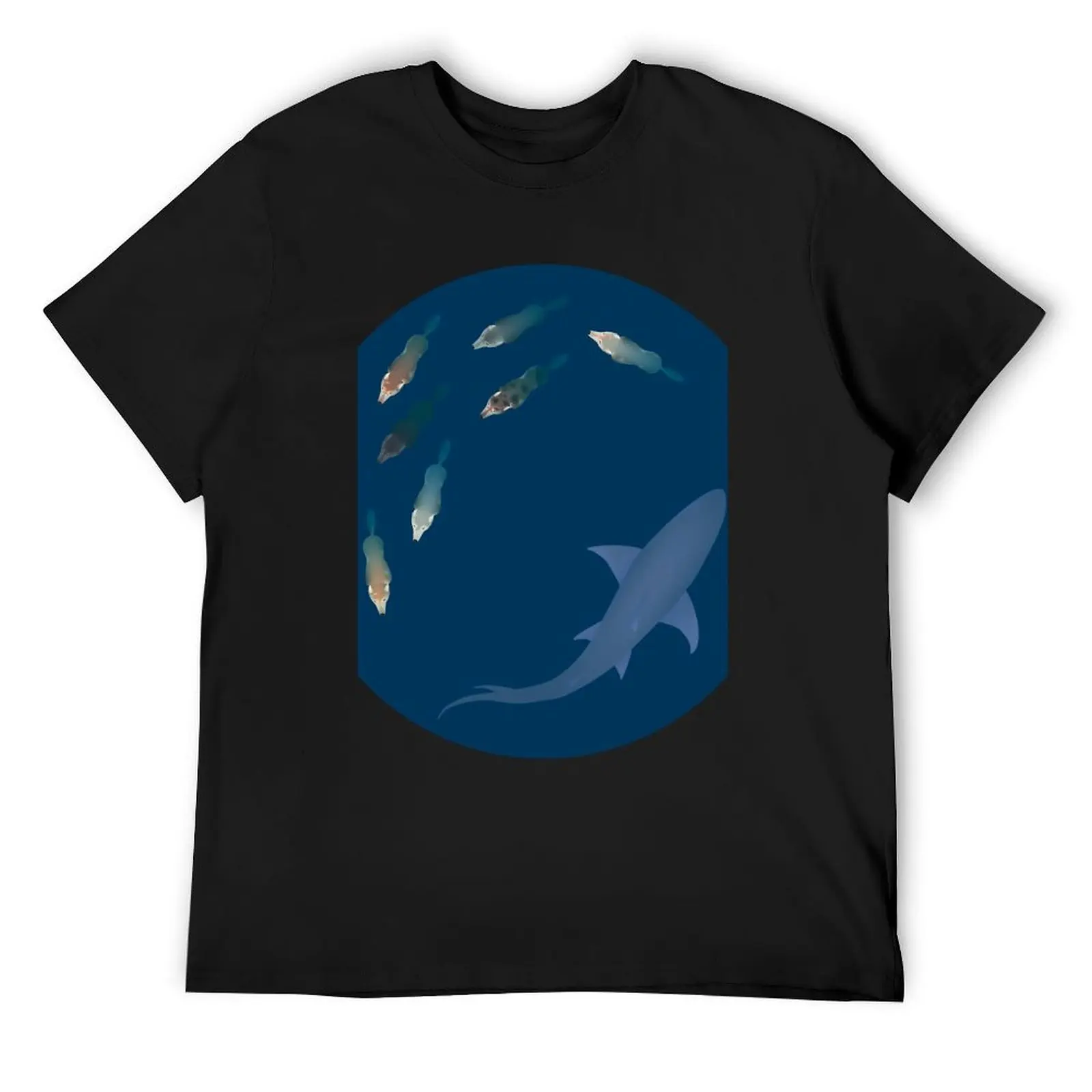 

Guess the pack of wolves is swimming with the shark now! T-Shirt