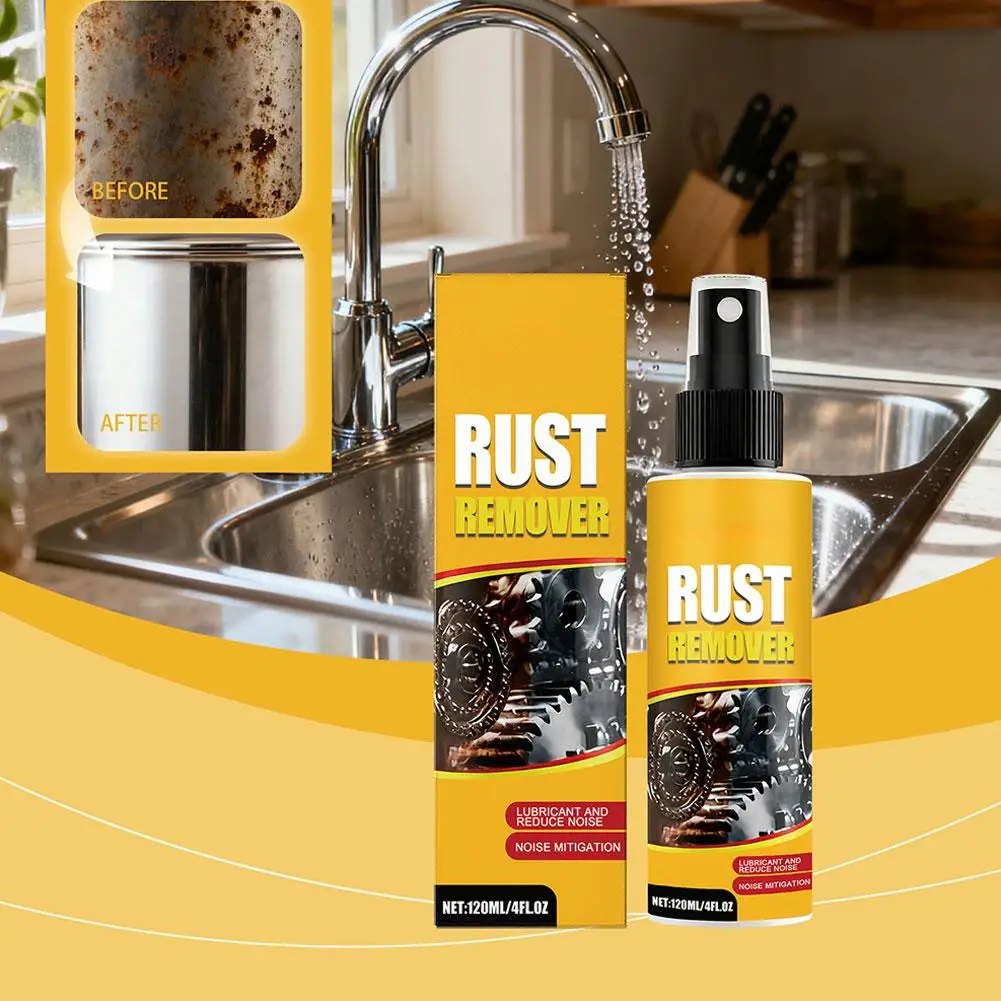 

Универсальный спрей для удаления ржавчины с металла - быстрое решение для восстановления ржавчины, средство для удаления ржавчины с мотоцикла, полировка, сильная O7E8