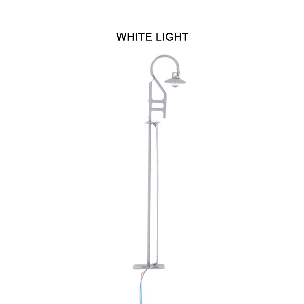 Model Railway Light Outdoor LED Lamppost Accessories Lightweight Track Lamp