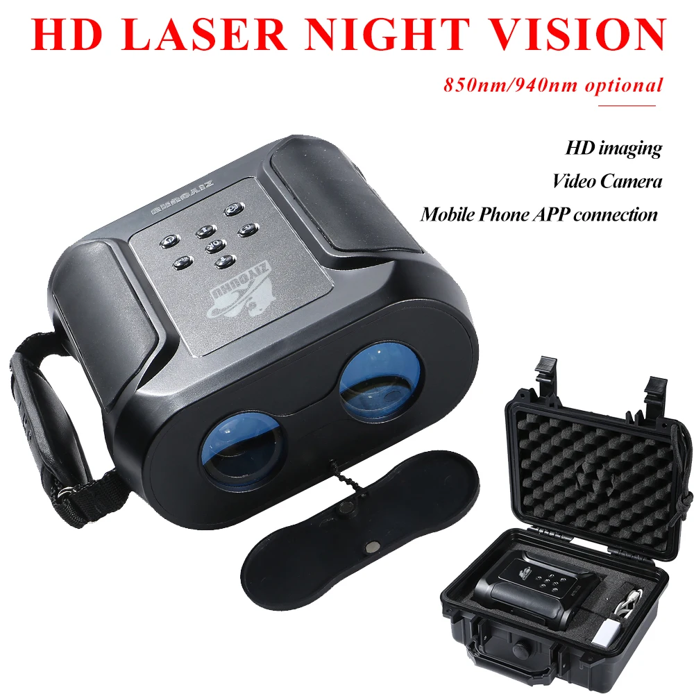 

Digital HD Night Vision Device, Long-Range Zoom Camera, Hunting Patrol Equipment, 850 nm, 850 nm, 940nm, 40x