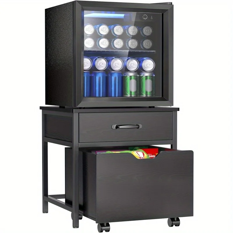 Gdlf mini kühlschrank mit speicher 18.1 "kompakter mini kühlschrank tisch mit lbs kapazität tischplatte für wohnheim auseinander