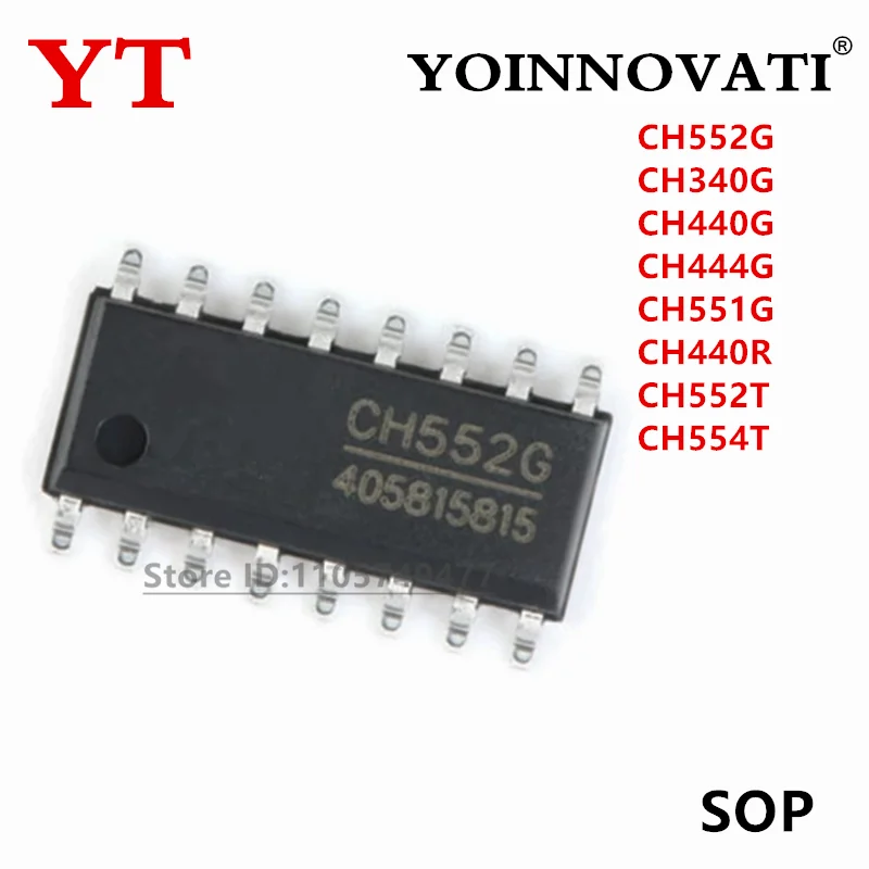 10pcs CH552G CH552 CH340G CH440G CH444G CH551G CH440R CH552T CH554T