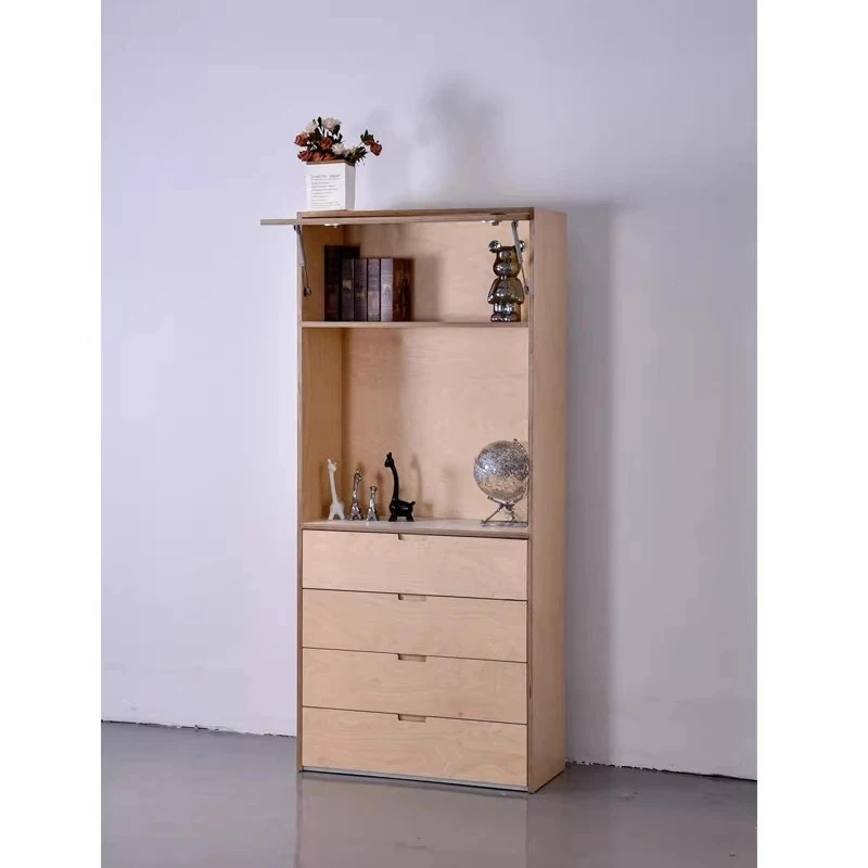 Multi-layer chest Ocean board Modern simple locker Shelf Nordic living room corner cabinet