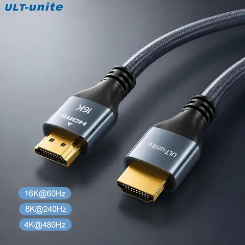 16K HDMI 2.2 Cable, 8K@120Hz HDMI Cable 10FT/3M for HDTV Box Projector PS5 Ultra High Speed Computer Cable