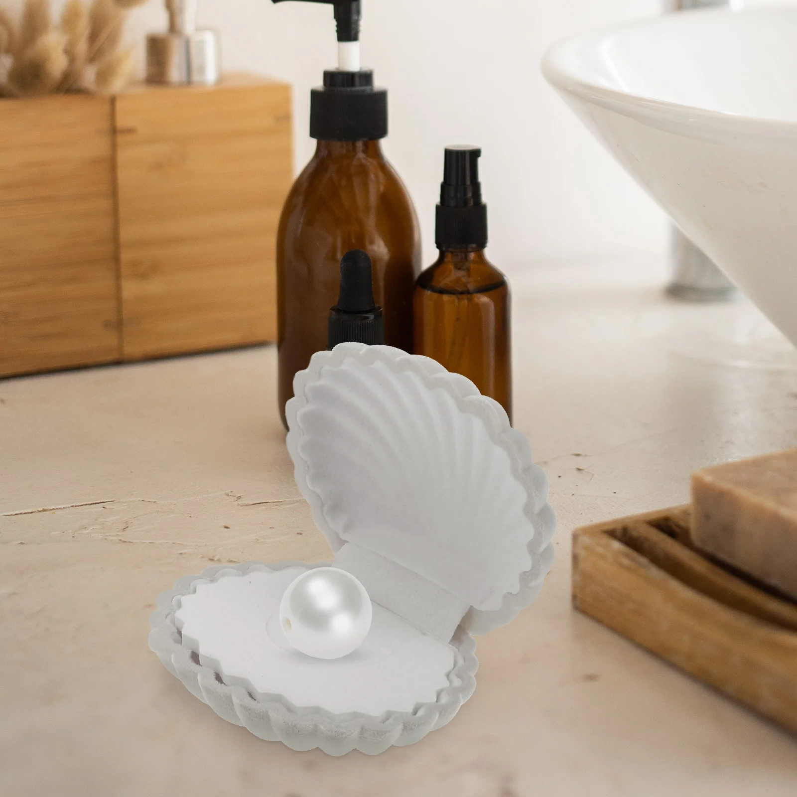 

6pcs Jewelry Storage Box Large Capacity For Rings Earrings Bracelets Women Portable Travel Organizer Holder Mixed Color