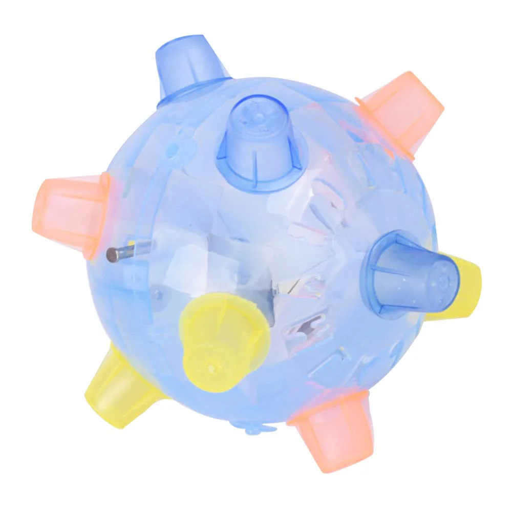 

Music Jumping Dancing Ball Flashing Light Up Music Bouncing Ball Toy for Kids (Random Color, No )