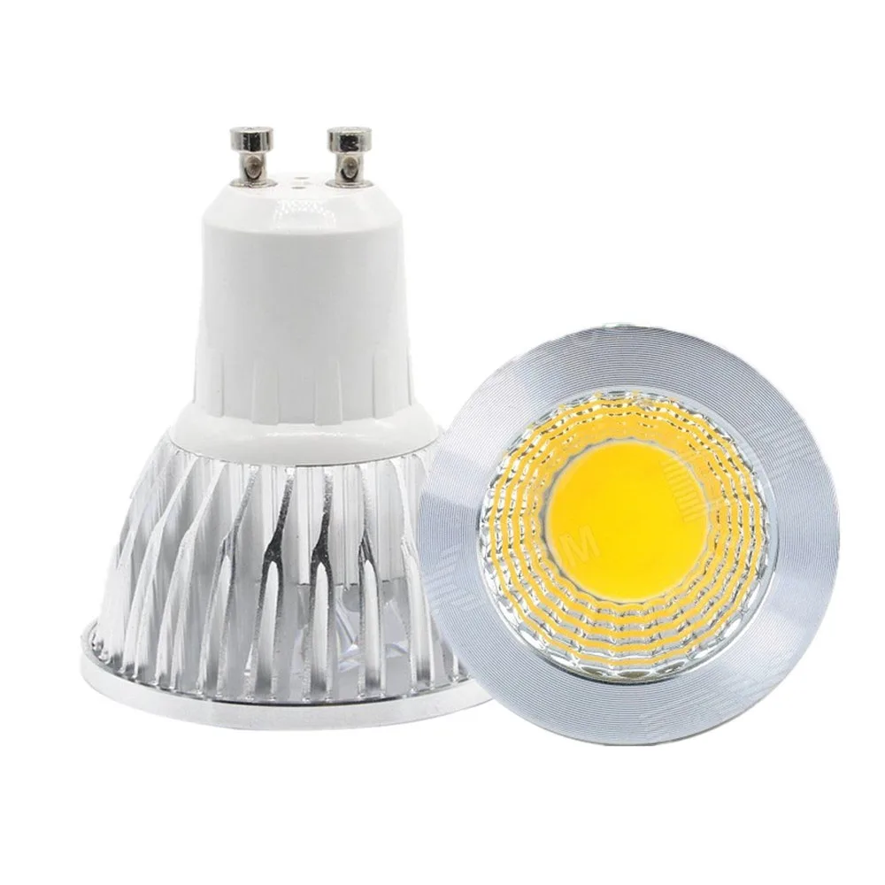 

10PCS High Power Lampada GU10 220V Led cob light 9W 12W 15W NO Dimmable Led Spotlight Warm White/Cool White MR16 12V Bulb Lamp