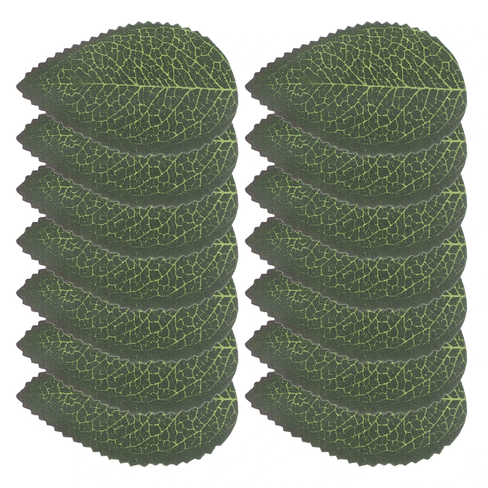 

100pcs Artificial Rose Leaves Dark Green Simulated Leaf Headdress Home Decor Plastic Greenery Faux Accessories Event
