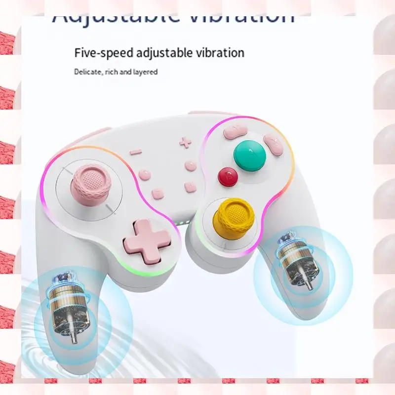 

ABGN For Nintendo Switch Pro Withsix-Axis Back Key Programmable Programming Withfast Charging Dockenhanced Grip A