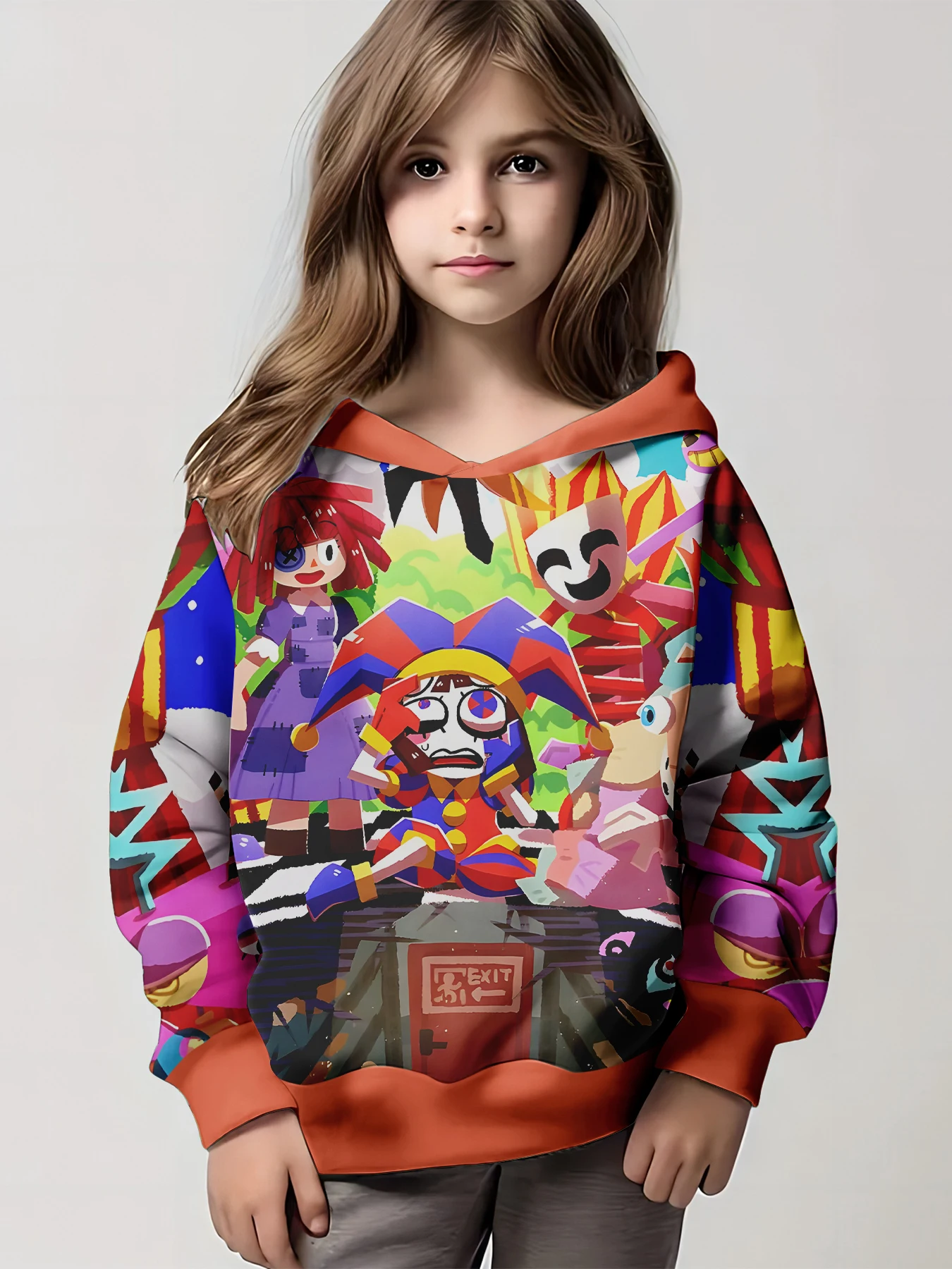 3D Print All The Amazing Digital Circus Seasons Children Casual Sweatshirt Cool Pullover Tops Unisex Clothes Boy Girl Hoodies